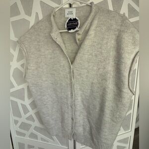 Things Between Piper Light Grey Sweater Vest